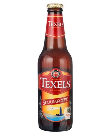 Van brouwerij Texels is dit de bekende Skuumkoppe fles. Skuumkoppe is een tarwebier en heeft een romige smaak.