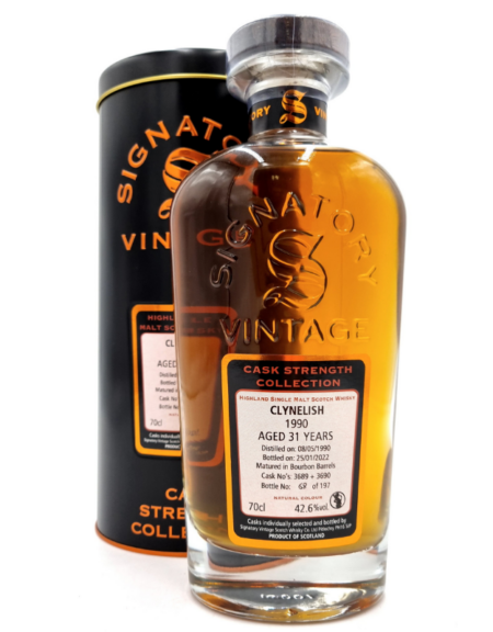 Signatory Vintage Cask Strength Clynelish 1990 31 years old