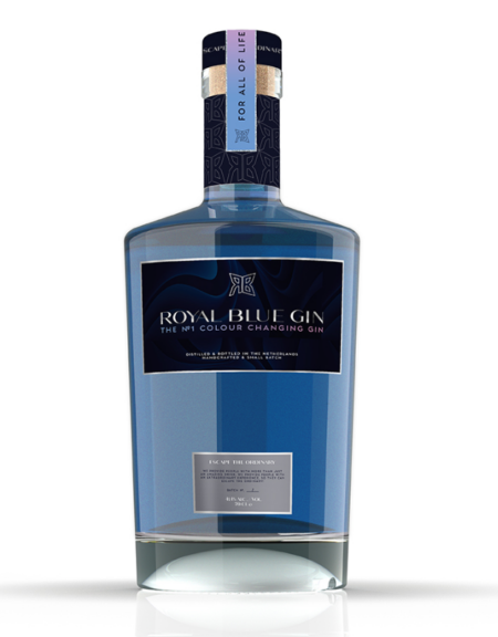 Royal blue gin
