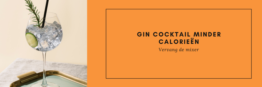Gin cocktail minder calorieën