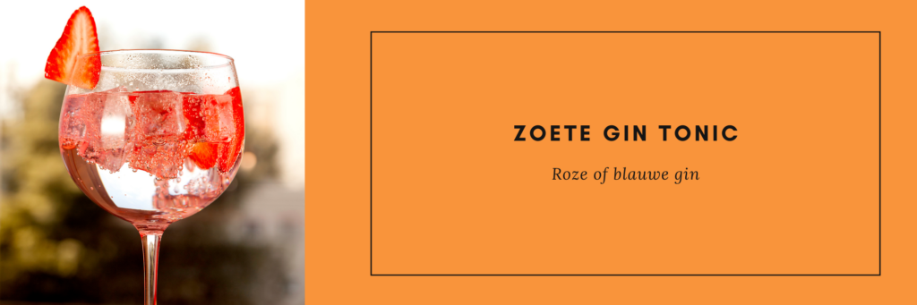 Zoete gin tonic