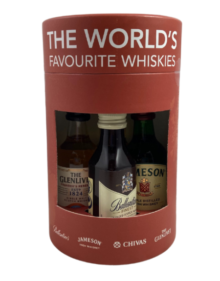 World's Favourite Whiskies 4 Whisky Minis