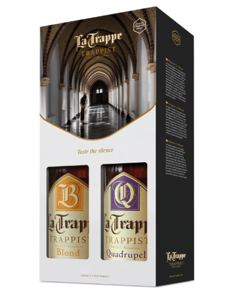 La Trappe Giftset Blond & Quadrupel 2x fles 75cl